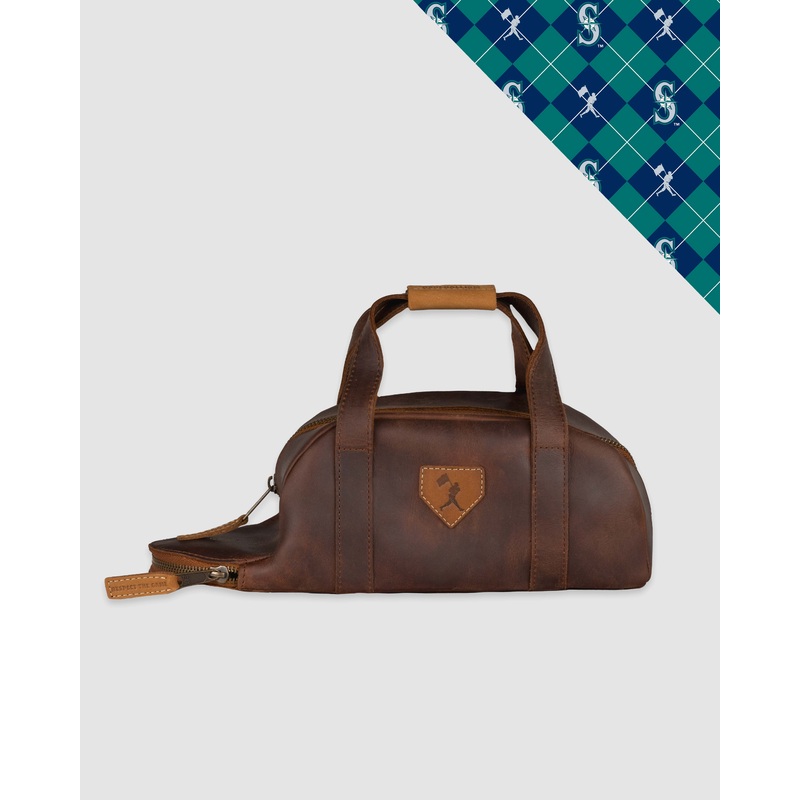 Glove Leather Toiletry Bat Bag – Seattle Mariners