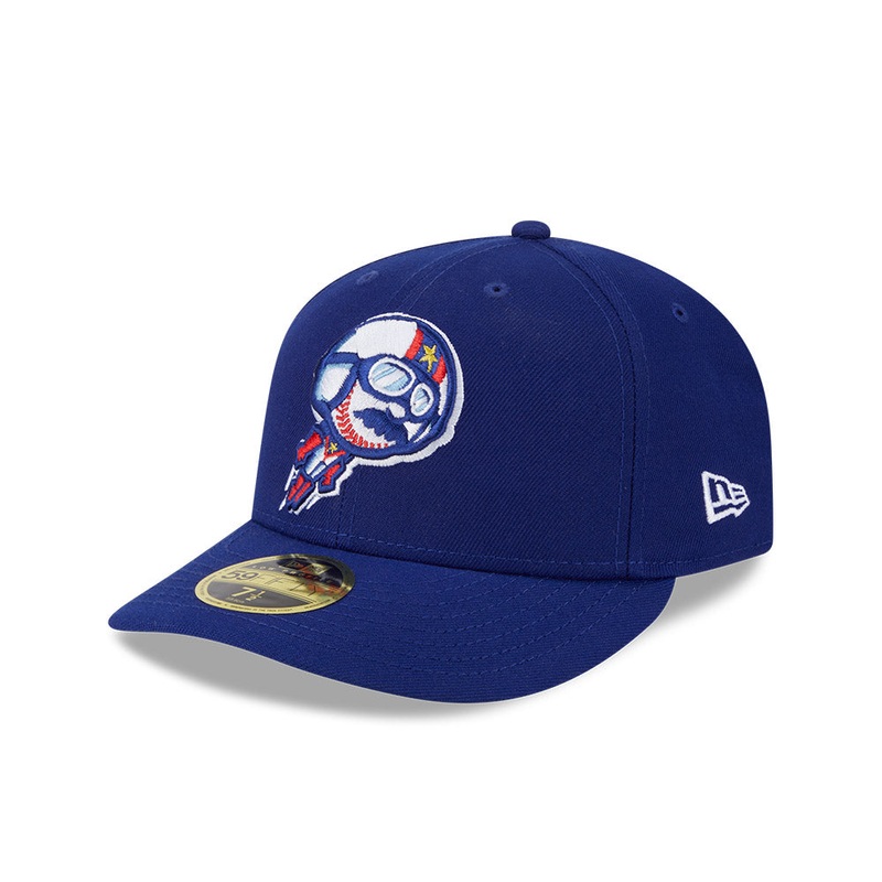 Kannapolis Cannon Ballers Low Profile 59FIFTY MiLB Authentic Home Navy Cap 7