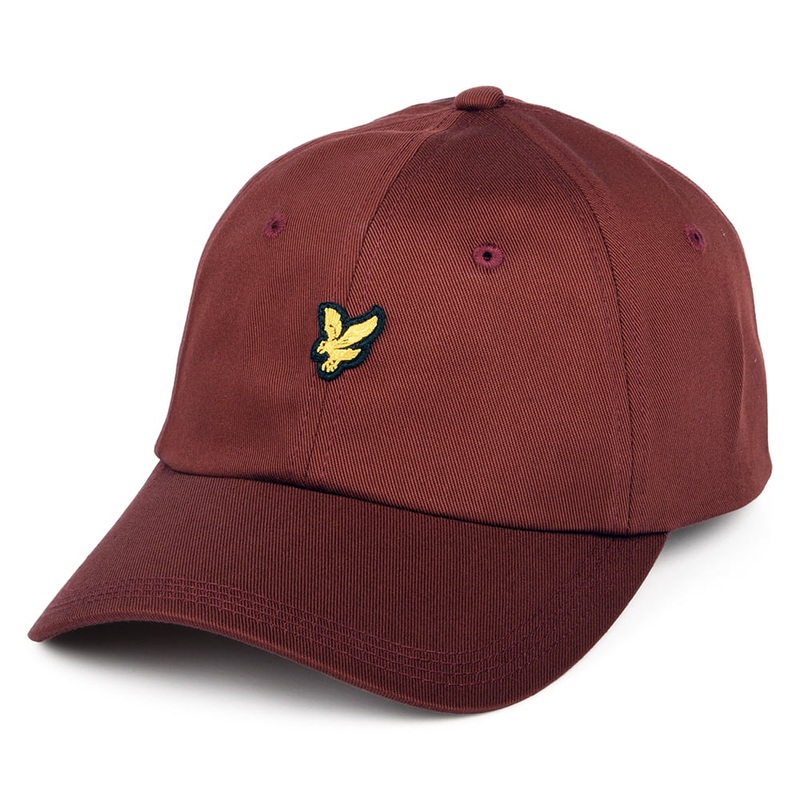 Lyle & Scott Hats Vintage Baseball Cap – Dark Rust Adjustable