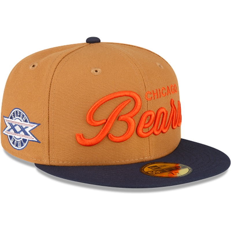 New Era Chicago Bears Light Bronze 2023 59FIFTY Fitted Hat