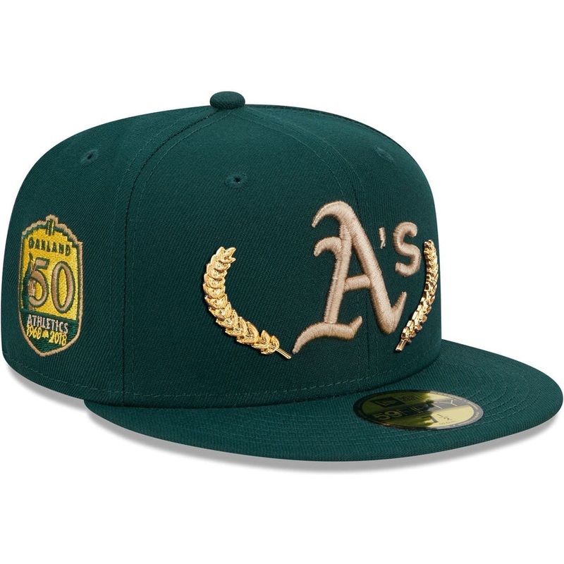 New Era Oakland Athletics Gold Leaf 2023 59FIFTY Fitted Hat