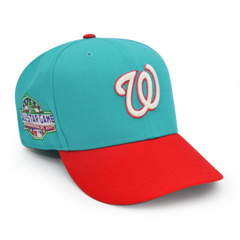 New Era Washington Nationals 2018 All-Star Game Teal/Red 59FIFTY Fitted Hat