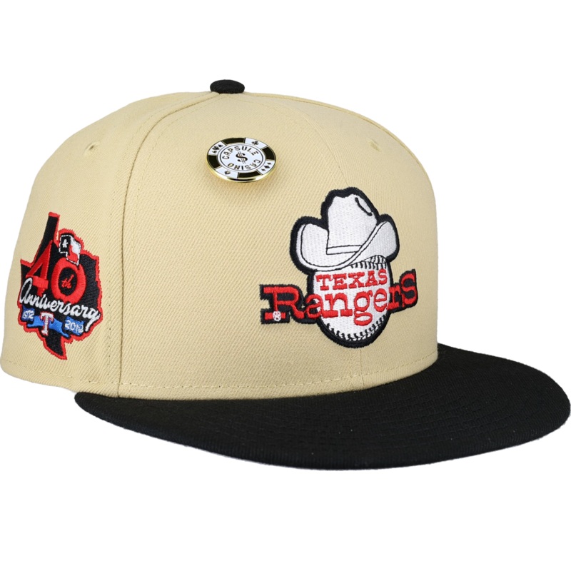 New Era x Capsule Texas Rangers Vegas Gold Collection 40th Anniversary 59FIFTY Fitted Hat