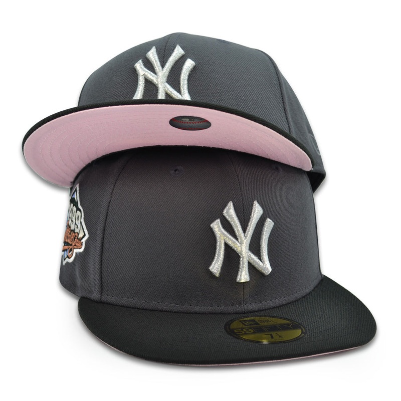 New York Yankees “THE SHEATHE” Exclusive New Era 59Fifty Fitted Hat – Graphite/Black 6 7/8
