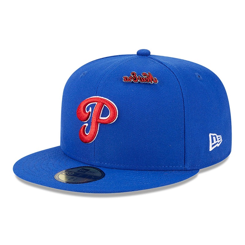 Philadelphia Phillies 59FIFTY MLB Cooperstown Pin Pack Royal Cap 7
