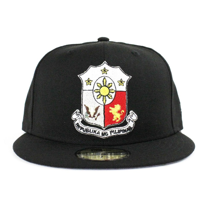 Philippine Crest New Era 59Fifty Fitted Hats (Black Gray Under Brim) 7