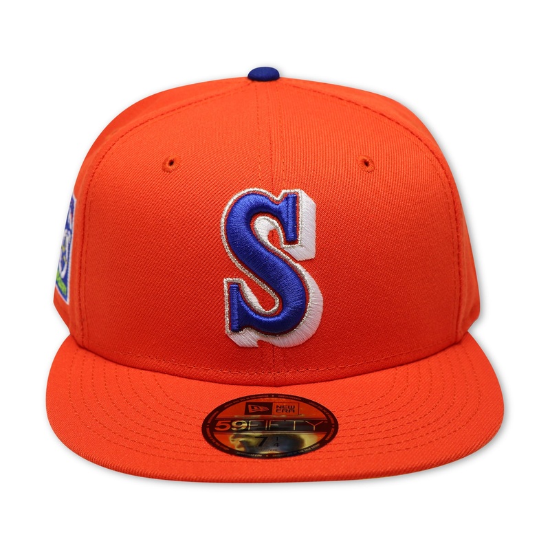 SEATTLE MARINERS “SUNKIST” (40TH ANNIVERSARY) NEW ERA 59FIFTY FITTED (YELLOW UNDER VISOR) (S) 67/8