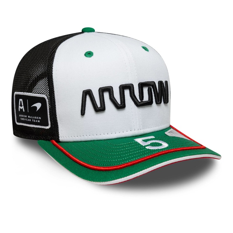 Arrow McLaren Indycar Patricio O’Ward Green 9FIFTY Stretch Snap Adjustable Cap S-M
