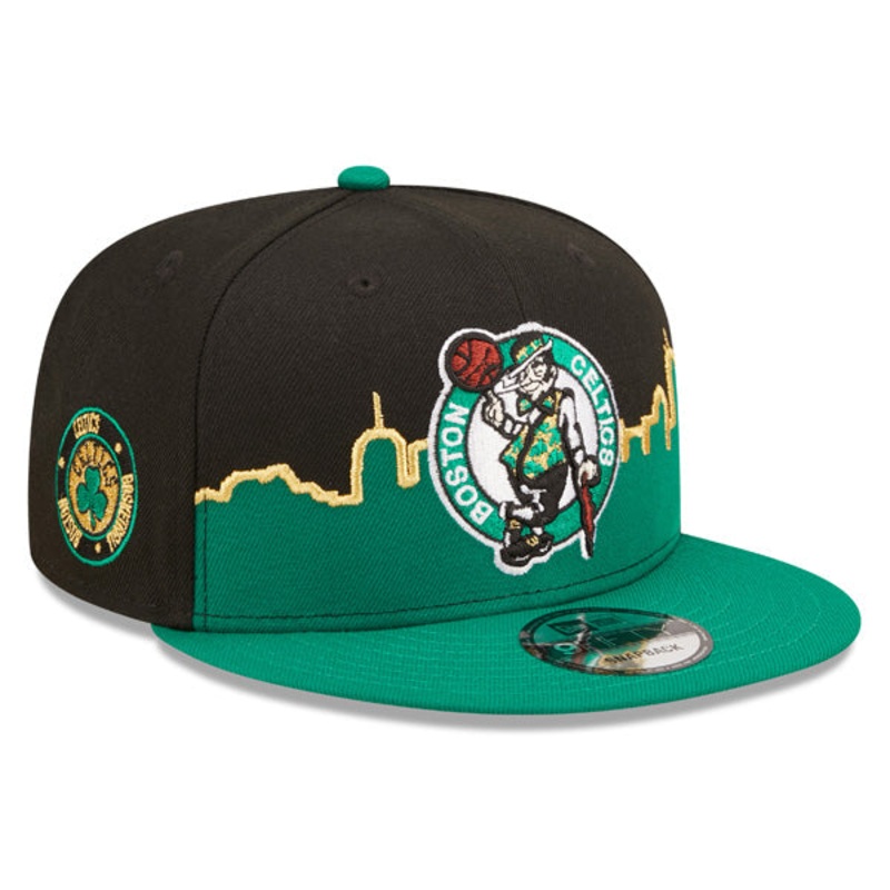Boston Celtics New Era NBA 2022 Tip Off 9FIFTY Snapback Hat Green/Black