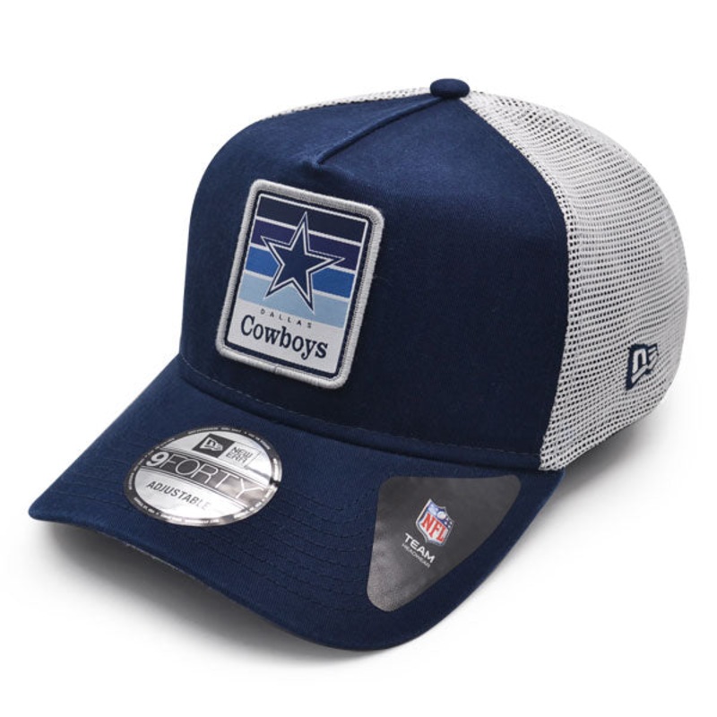 Dallas Cowboys New Era THE GRADIENT 9Forty Snapback Hat – Navy/White