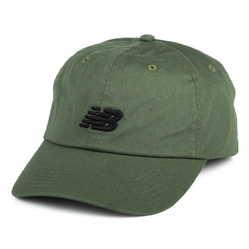 New Balance Hats Classic NB Curved Brim Baseball Cap – Olive Adjustable
