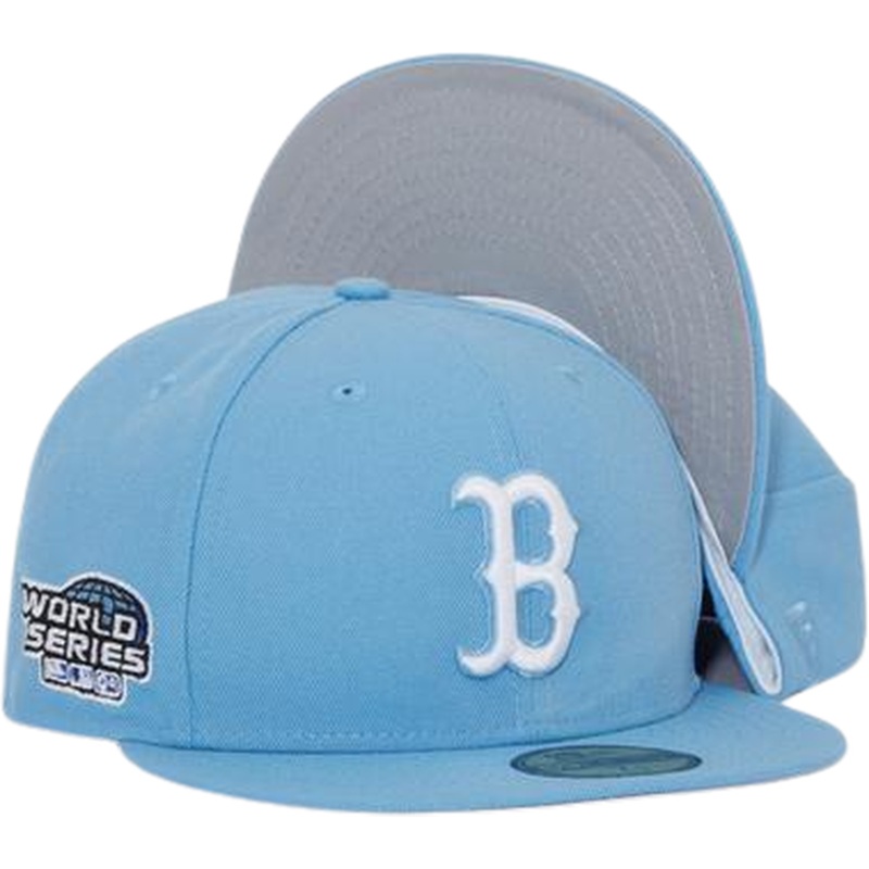 New Era Boston Red Sox Baby Blue 2004 World Series 59FIFTY Fitted Hat