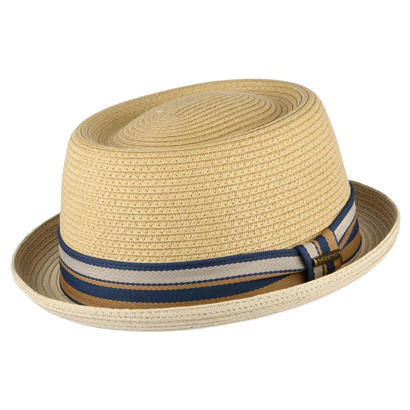 Stetson Hats Toyo Straw Pork Pie Hat – Natural S