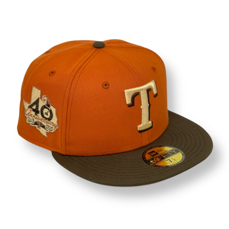 TEXAS RANGERS (F-ORG) “40TH ANN” NEW ERA 59FIFTY FITTED 67/8