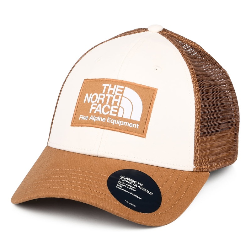 The North Face Hats Mudder Trucker Cap – Beige-Light Brown Adjustable