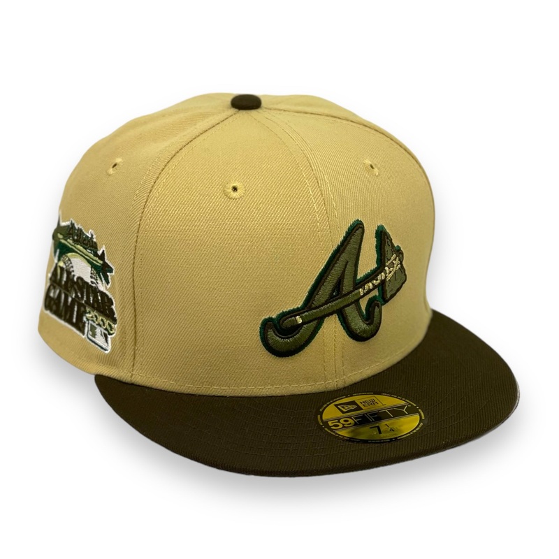 ATLANTA BRAVES (V-GOLD) (2000 ALLSTARGAME) NEW ERA 59FIFTY FITTED (OLIVE UNDER VISOR) 67/8