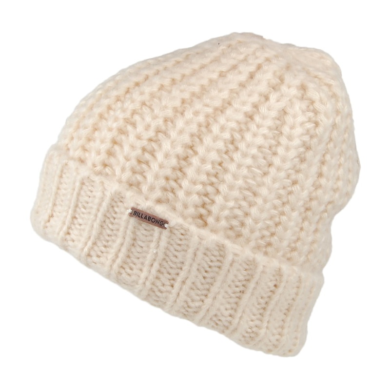 Billabong Hats Perfect Time Beanie Hat – Cream 1-Size