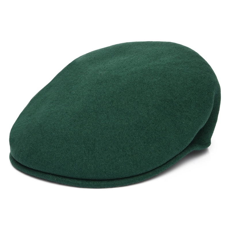 Kangol 504 Wool Flat Cap – Emerald S