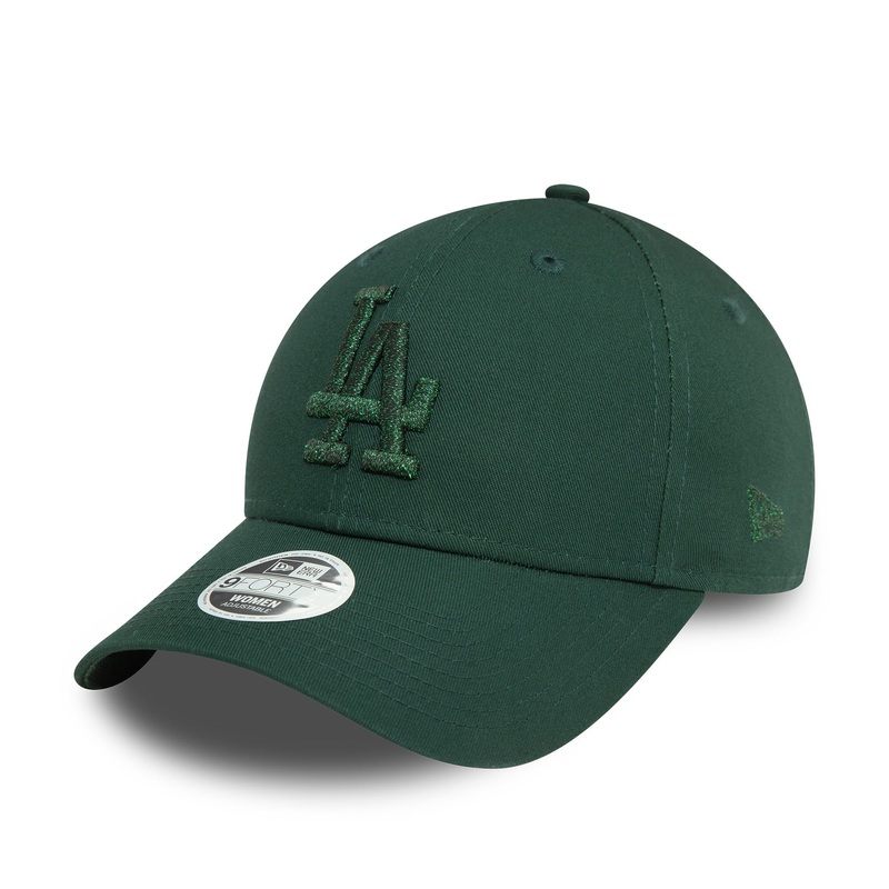 Los Angeles Dodgers 9FORTY Womens Metallic Dark Green Cap One Size