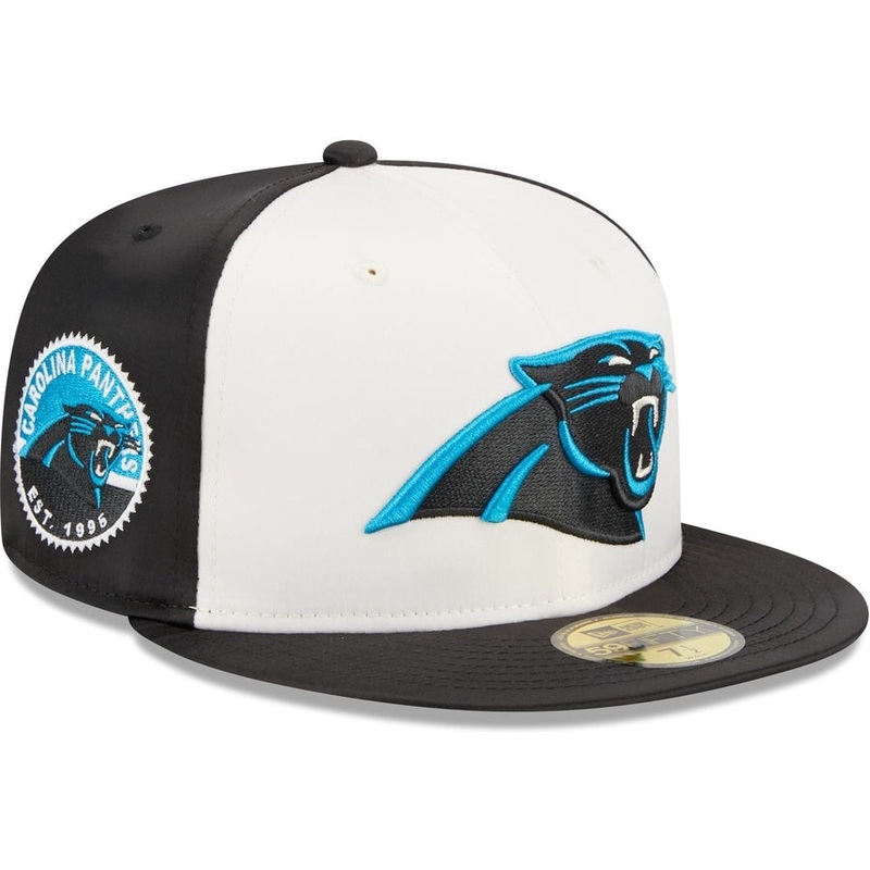 New Era Carolina Panthers Throwback Satin 2023 59FIFTY Fitted Hat