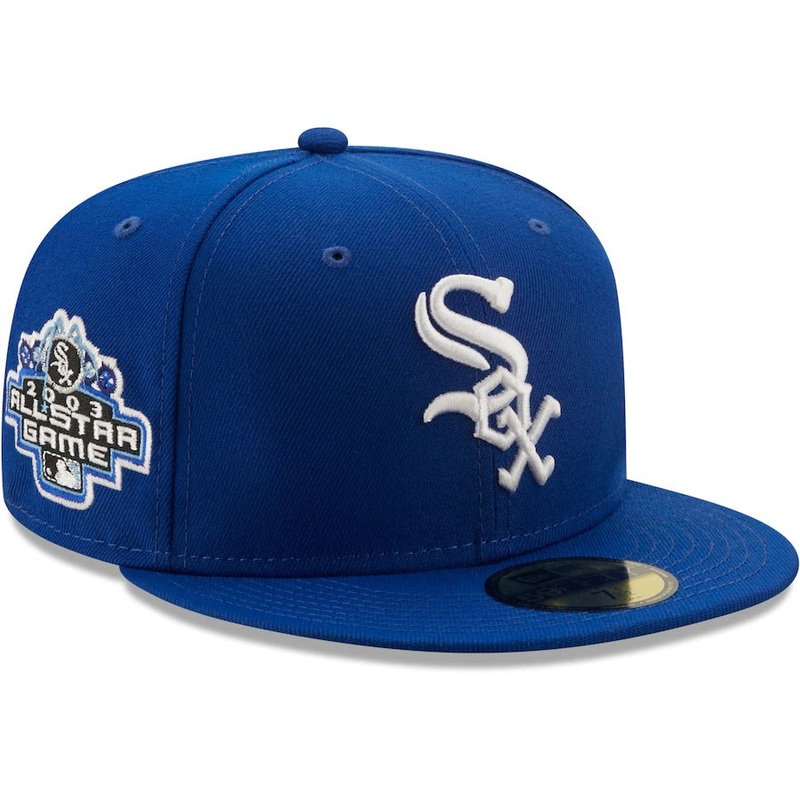 New Era Chicago White Sox Royal 2003 MLB All-Star Game Sky Blue Undervisor 59FIFTY Fitted Hat