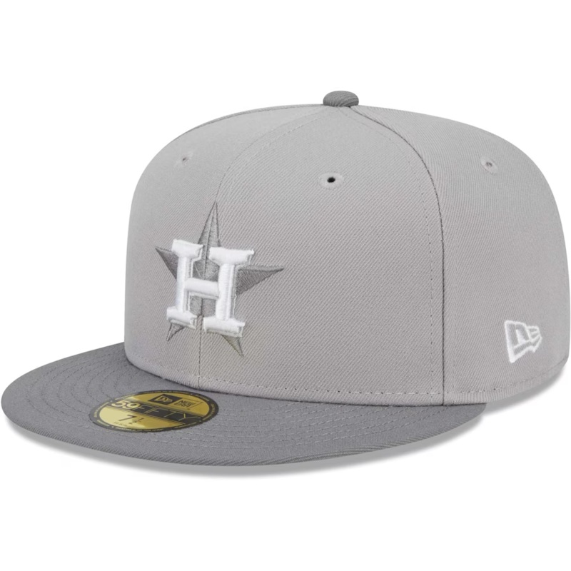 New Era Houston Astros Gray Green Undervisor 2023 59FIFTY Fitted Hat