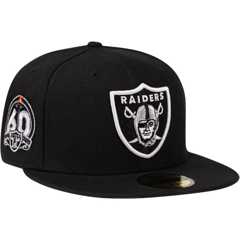 New Era Las Vegas Raiders 60th Season Black Red Edition 59FIFTY Fitted Cap