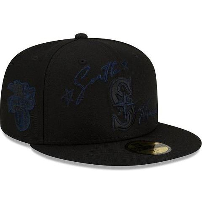 New Era Seattle Mariners Cursive 59fifty Fitted Hat