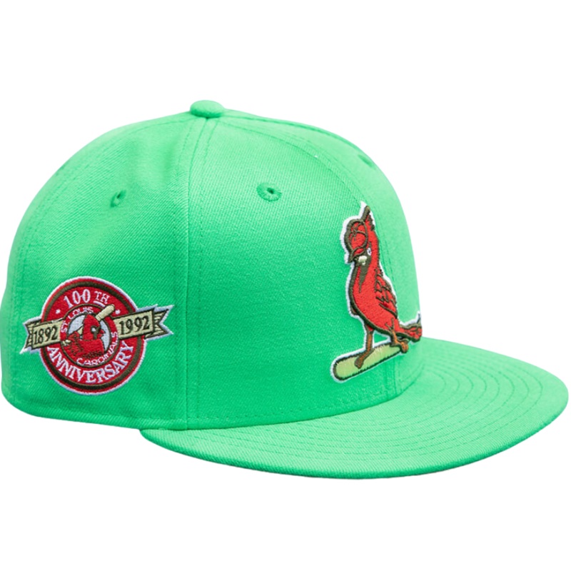New Era St. Louis Cardinals Island Green 100th Anniversary 59FIFTY Fitted Hat