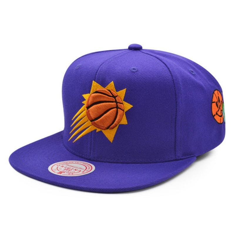 Phoenix Suns Mitchell & Ness NBA CITY LOVE Snapback Hat – Purple