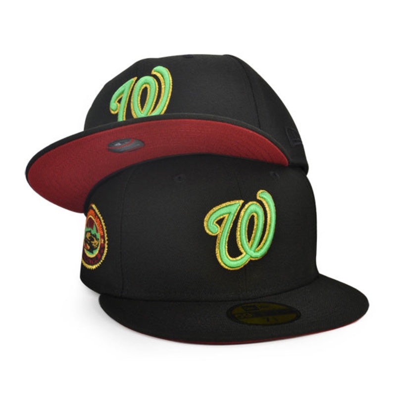 Washington Nationals 2008 INAUGURAL Exclusive New Era 59Fifty Fitted Hat – Black 6 7/8