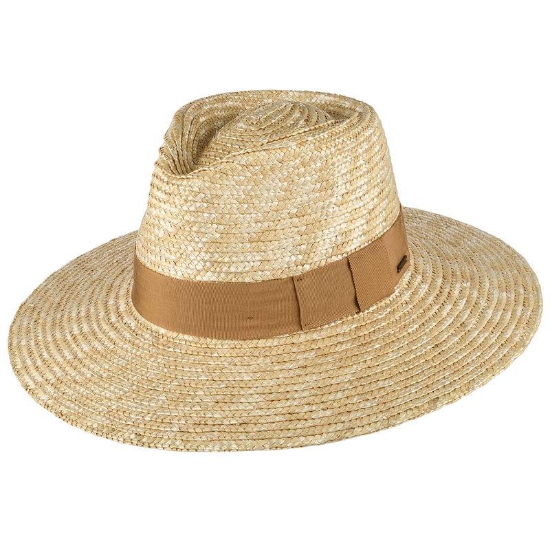 Brixton Hats Joanna Straw Sun Hat – Natural-Tan Small-56cm