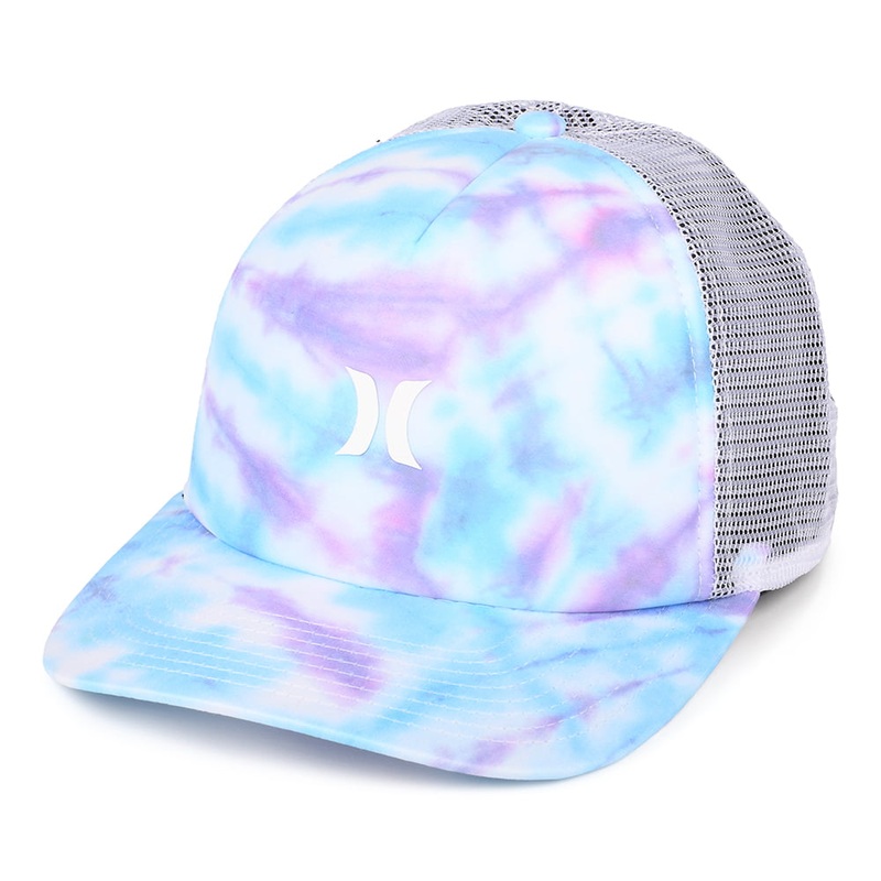 Hurley Hats Womens Icon Tie Dye Trucker Cap – Teal Adjustable