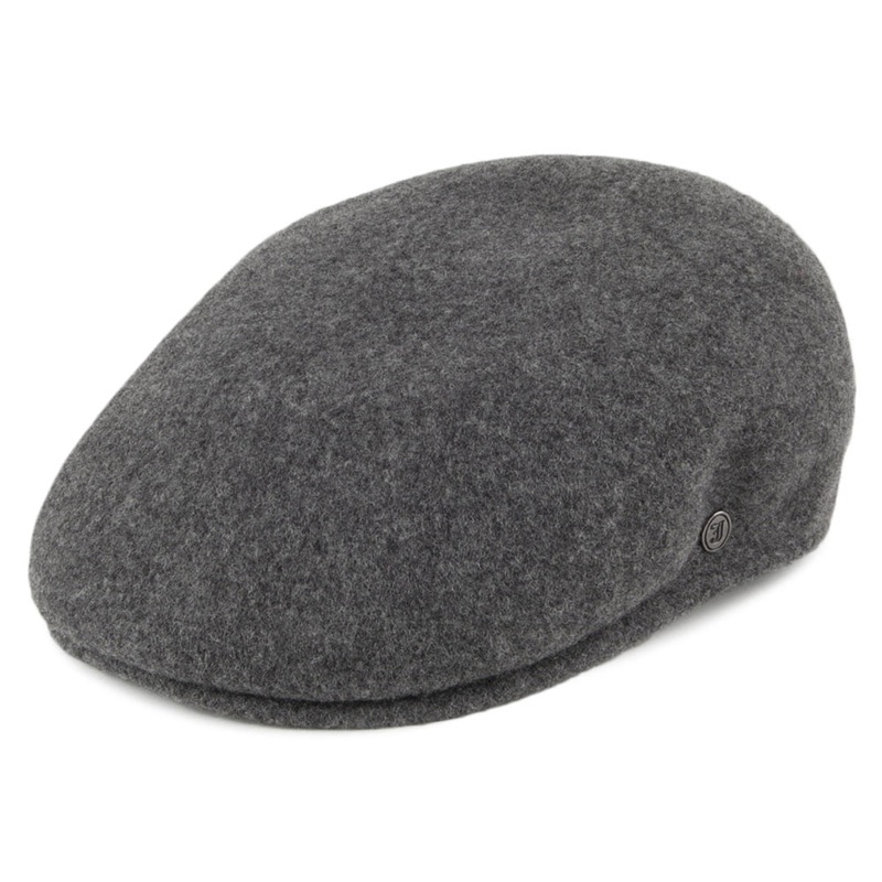 Jaxon & James Classic Wool Flat Cap Charcoal Wholesale Pack Prepack