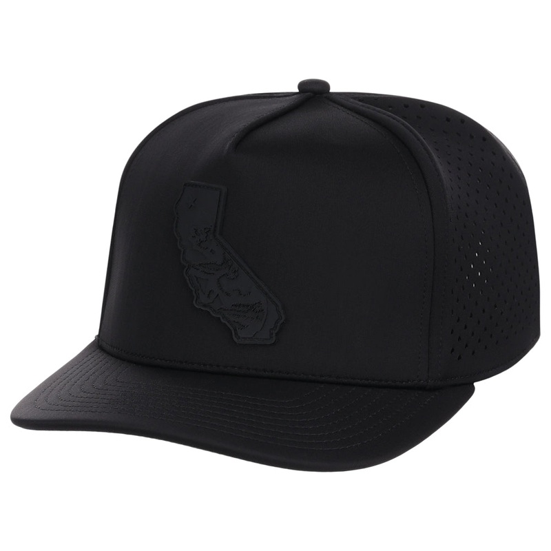 Local Crowns California All Black Tech Cap – Black Adjustable