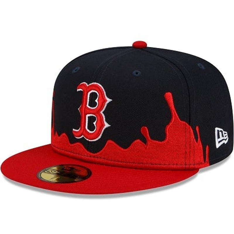 New Era Boston Red Sox Drip Front 59fifty Fitted Hat