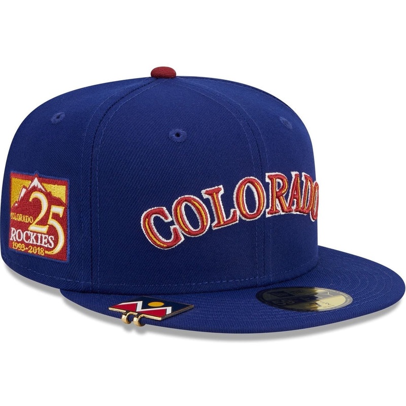 New Era Colorado Rockies City Flag 2023 59FIFTY Fitted Hat