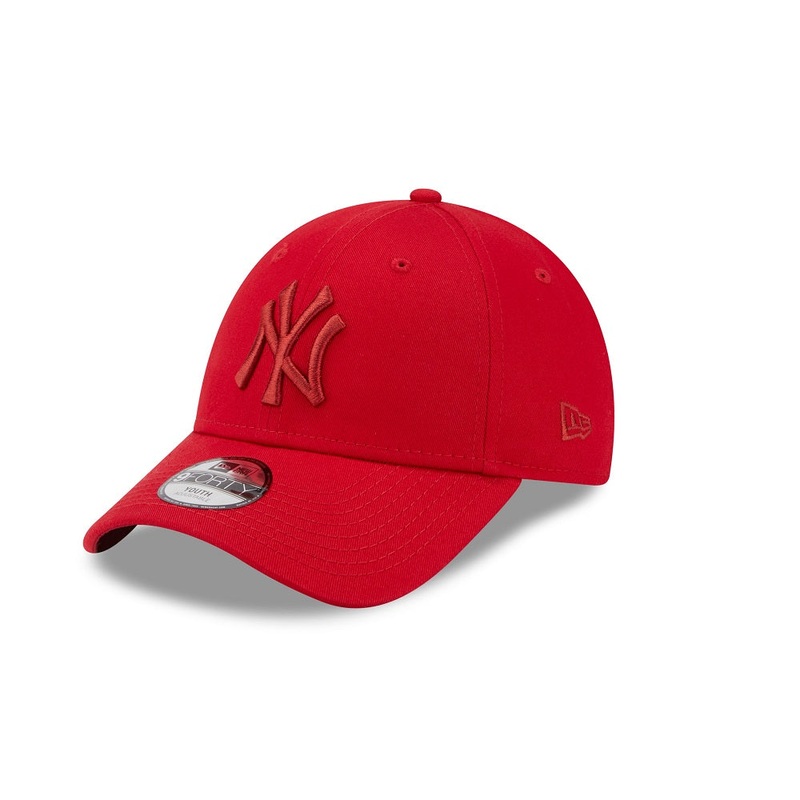 New York Yankees 9FORTY Kids League Essential Red Cap NE-YOUTH