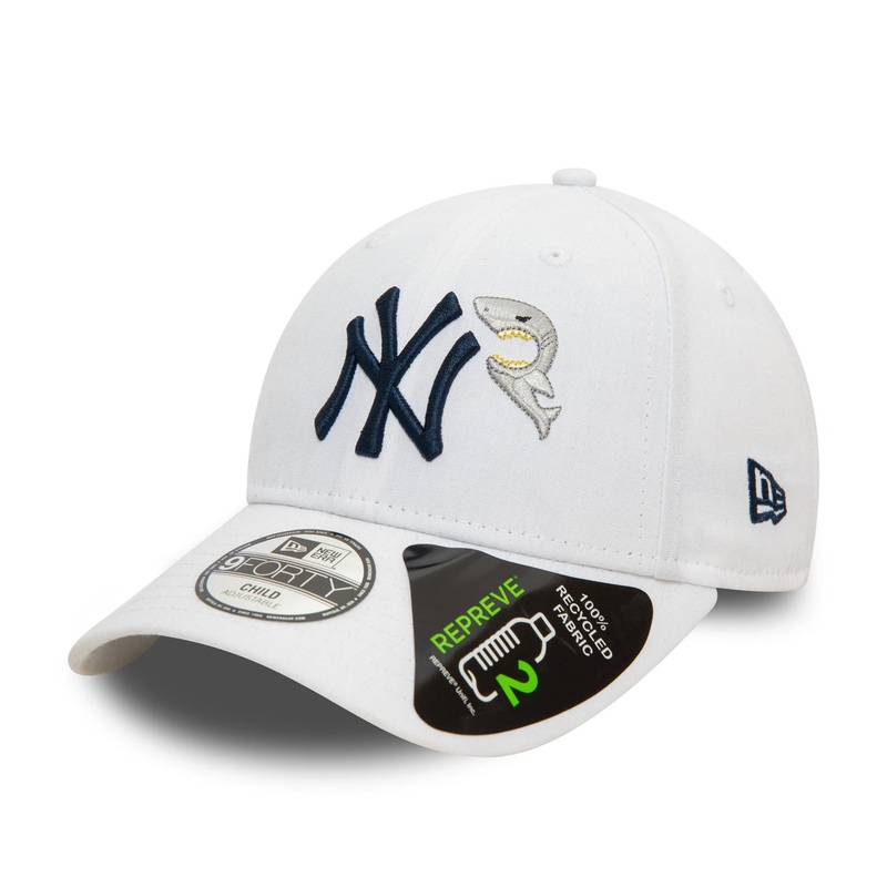 New York Yankees 9FORTY Kids Repreve Icon White Cap NE-CHILD