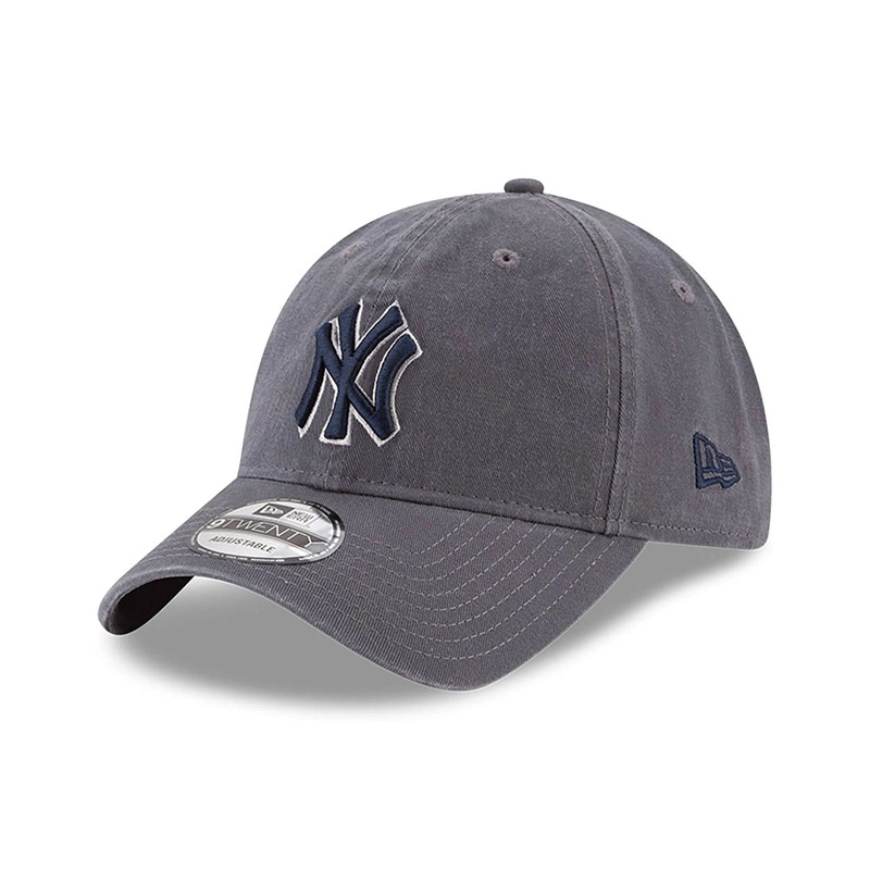 New York Yankees MLB Core Classic Grey 9TWENTY Adjustable Cap OSFM