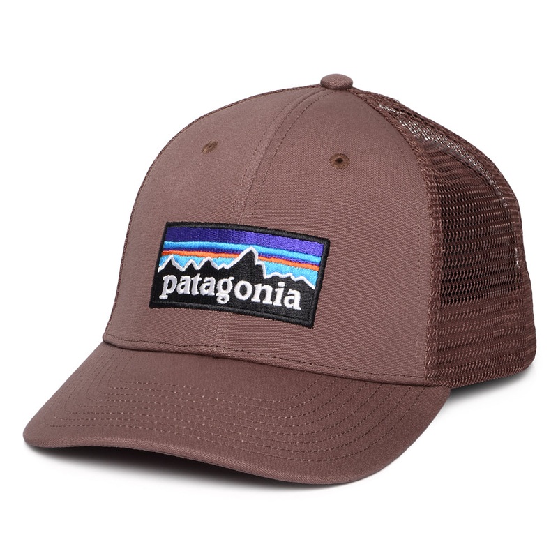 Patagonia Hats P-6 Logo Organic Cotton LoPro Trucker Cap – Mauve Adjustable