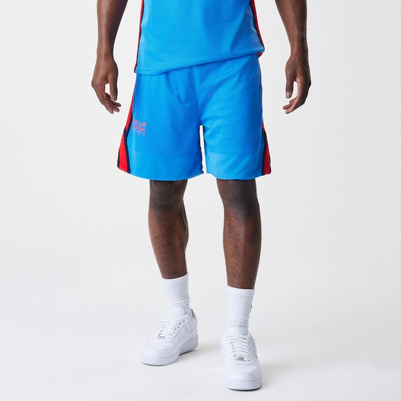 Red Bull Racing Basketball Mesh Blue Shorts XS