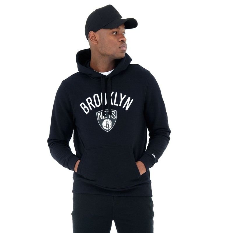 Brooklyn Nets NBA Regular Black Pullover Hoodie XS