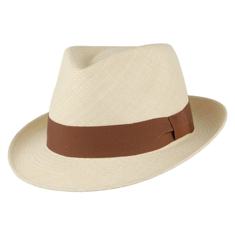 City Sport Robinson Panama Trilby Hat – Natural S