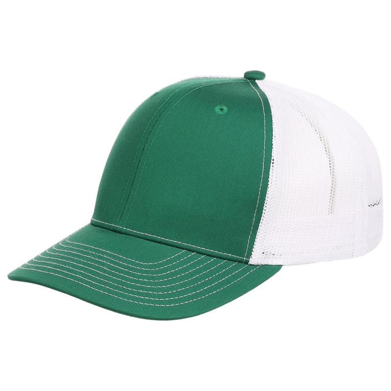Crowns By Lids Slam Dunk Trucker Cap – Green/White Adjustable