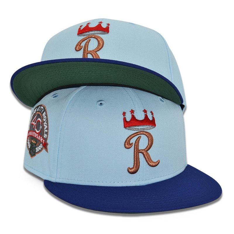 Kansas City Royals “BO KNOWS” Exclusive New Era 59Fifty Fitted Hat – Glacier Blue/Royal 6 7/8