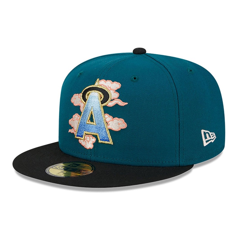 Los Angeles Angels 59FIFTY Cloud Spiral Green Cap 7