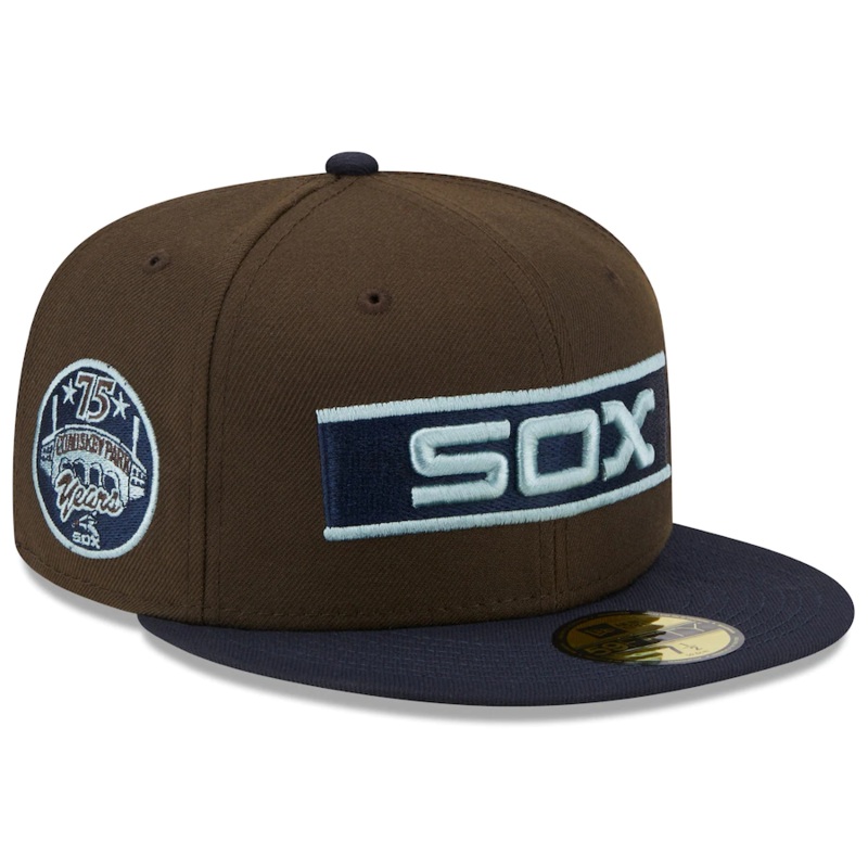 New Era Chicago White Sox 75th Anniversary Walnut 59FIFTY Fitted Hat