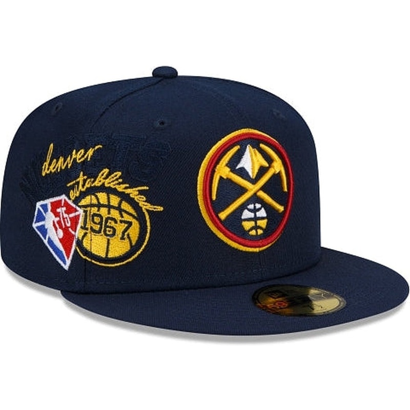 New Era Denver Nuggets Back Half 2022 59FIFTY Fitted Hat