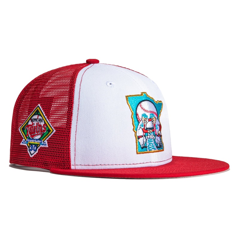 New Era Minnesota Twins 30th Anniversary Trucker Rail 2022 59FIFTY Fitted Hat